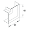 TEHALIT.BRP/BRAP Flat angle 65x130 painted aluminium