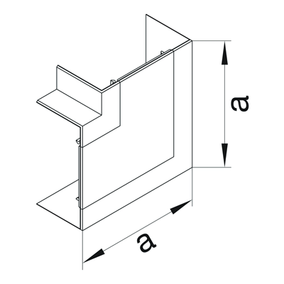 TEHALIT.BRP/BRAP Flat angle 65x170 painted aluminium
