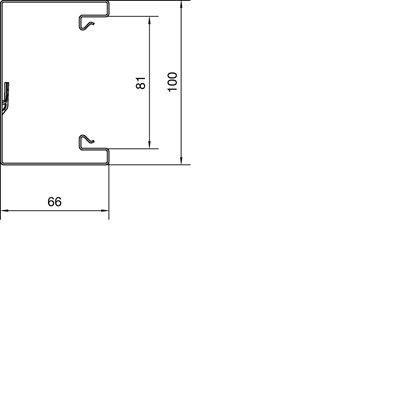 TEHALIT.BRS 100mm galvanized steel base