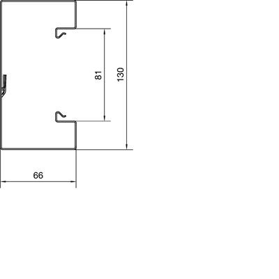 TEHALIT.BRS 130mm galvanized steel base