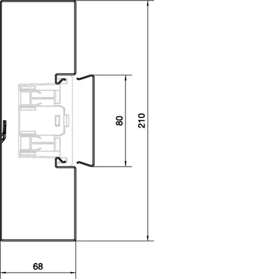 TEHALIT.BRS 210mm galvanized steel base