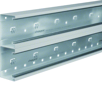 TEHALIT.BRS 210mm two-chamber light gray steel base