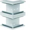TEHALIT.BRS Angle extérieur 66x210 acier à deux chambres gris clair