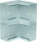 TEHALIT.BRS Angolo interno 66x210 a due camere in acciaio zincato