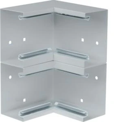 TEHALIT.BRS Angolo interno 66x210 a due camere in acciaio zincato