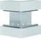 TEHALIT.BRS Ángulo exterior 66x170 acero gris claro