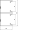TEHALIT.BRS Base 100x210mm two-chamber galvanized steel