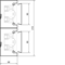 TEHALIT.BRS Base 210mm, two-chamber galvanized steel