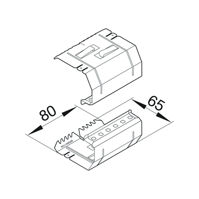 TEHALIT.BRS Base connector 65x170