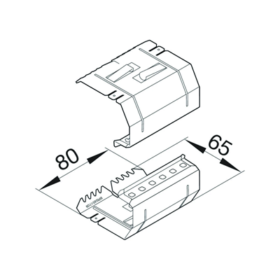 TEHALIT.BRS Base connector 65x170