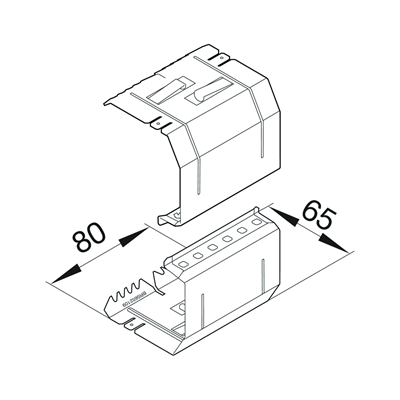 TEHALIT.BRS Base connector 65x210
