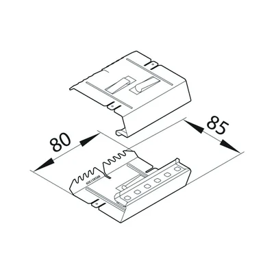 TEHALIT.BRS Base connector 85x130
