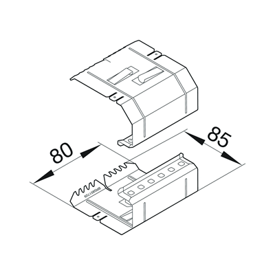 TEHALIT.BRS Base connector 85x170