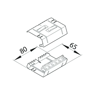 TEHALIT.BRS Conector base 65x130