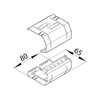 TEHALIT.BRS Connecteur de base 65x170
