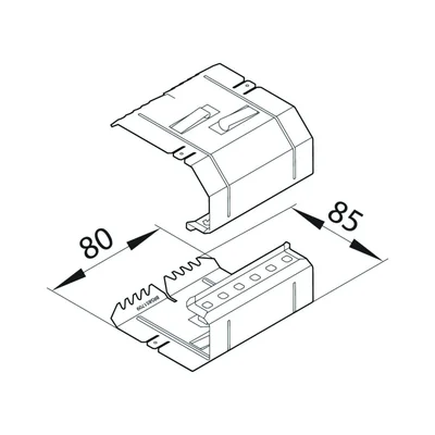 TEHALIT.BRS Connecteur de base 85x170