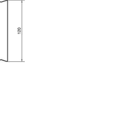 TEHALIT.BRS Cover 120mm galvanized steel
