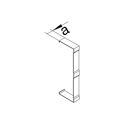 TEHALIT.BRS Cover connector 100x210 double galvanized