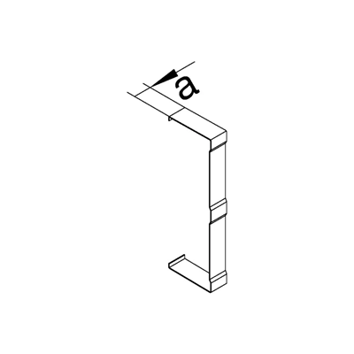 TEHALIT.BRS Cover connector 100x210 double galvanized