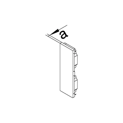 TEHALIT.BRS Embout double galvanisé 66x210