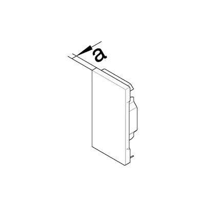 TEHALIT.BRS End cap 66x100 galvanized