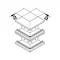 TEHALIT.BRS External angle 100x210 two-chamber galvanized steel