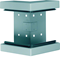 TEHALIT.BRS External angle 66x170 galvanized steel cover 120mm