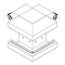 TEHALIT.BRS External angle 66x170 galvanized steel cover 120mm