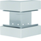 TEHALIT.BRS External corner 66x170 steel light grey