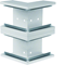 TEHALIT.BRS External corner 66x210 two-chamber steel light gray