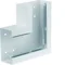 TEHALIT.BRS Flache Ecke 66x130 Stahl hellgrau