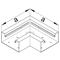 TEHALIT.BRS Flat angle 66x170 galvanized steel cover 120mm