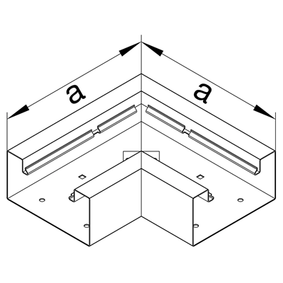 TEHALIT.BRS Flat angle 83x130 galvanized steel