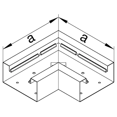 TEHALIT.BRS Flat angle 83x170 galvanized steel