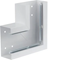 TEHALIT.BRS Flat corner 66x130 steel light grey