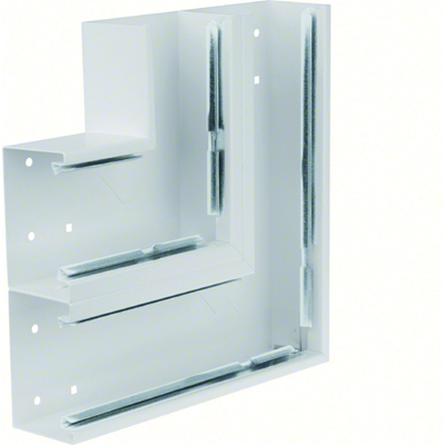 TEHALIT.BRS Flat corner 66x210 two-chamber steel light gray