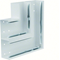TEHALIT.BRS Flat corner 66x210 two-chamber steel light gray