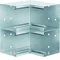TEHALIT.BRS Internal angle 100x210 two-chamber galvanized steel