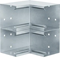 TEHALIT.BRS Internal angle 100x210 two-chamber galvanized steel