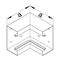 TEHALIT.BRS Internal angle 83x130 galvanized steel