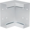 TEHALIT.BRS Internal corner 66x170 steel light gray cover 120mm