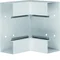 TEHALIT.BRS Internal corner 66x170 steel light grey
