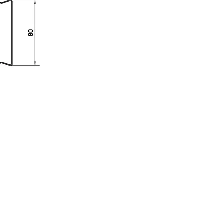 TEHALIT.BRS Kryt 80mm, ocel pozink