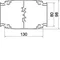 TEHALIT.DA200 Columna de doble cara DA200-80 con conexión flexible 2m aluminio