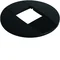 TEHALIT.DA200 Masking rosette for DA200-45 single-sided column, black