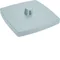 TEHALIT.DA200 One-sided column base DA200-80(45) with flexible connection light gray