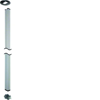 TEHALIT.DA200 One-sided column DA200-80 with clamping clamp 3.4m aluminum