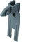 TEHALIT.DB-HB Adapter floor box - flexible cover flat netway steel
