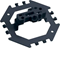TEHALIT.DB-HB Base for round cover anthracite