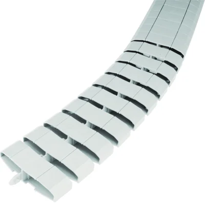 TEHALIT.DB-HB Otoczka elastyczna kabli płaska 20x83mm 1m jasnoszara